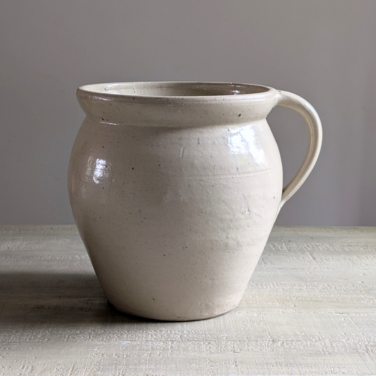 XL Cream Single Handled Jug