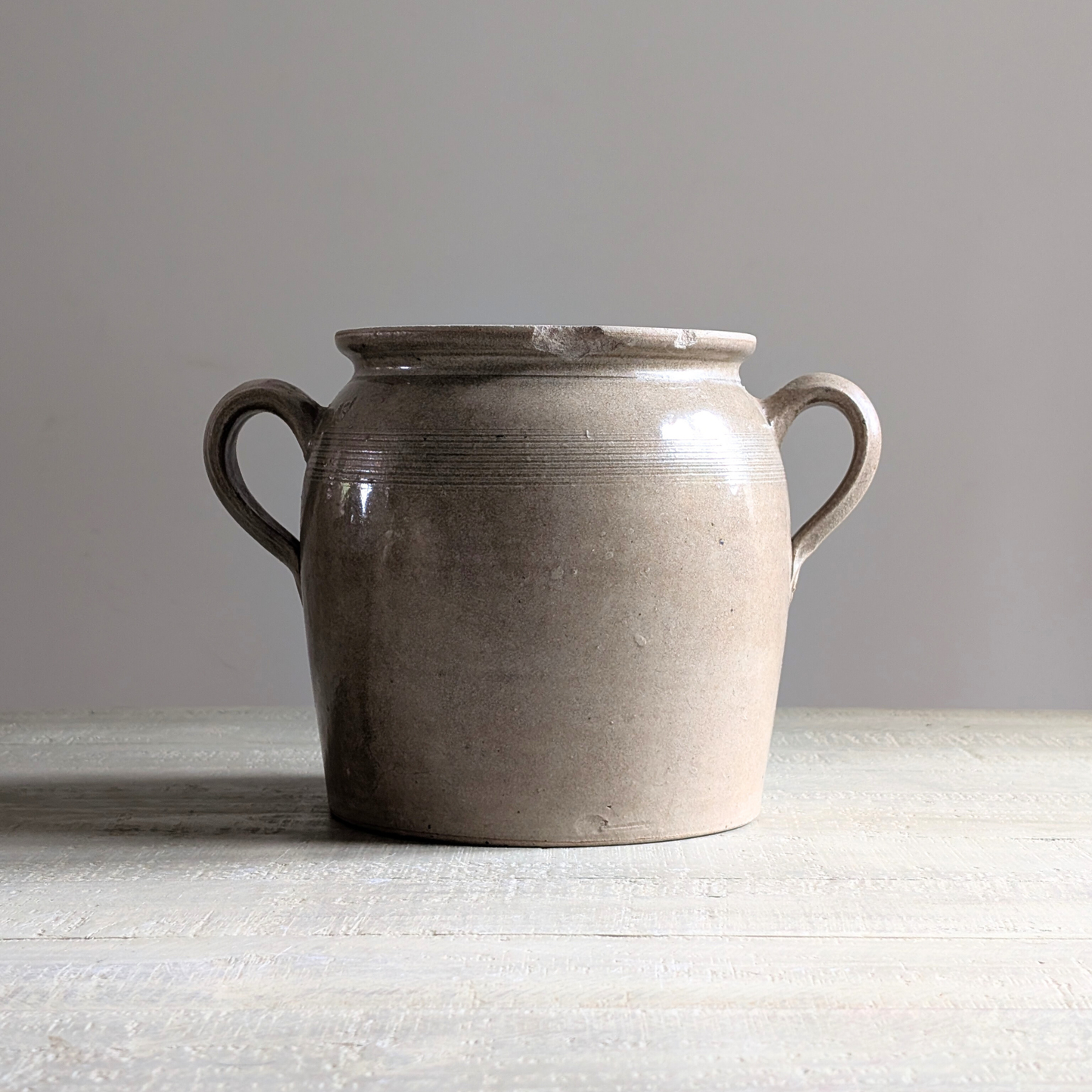 Large Loop Eared Confit Pot 3