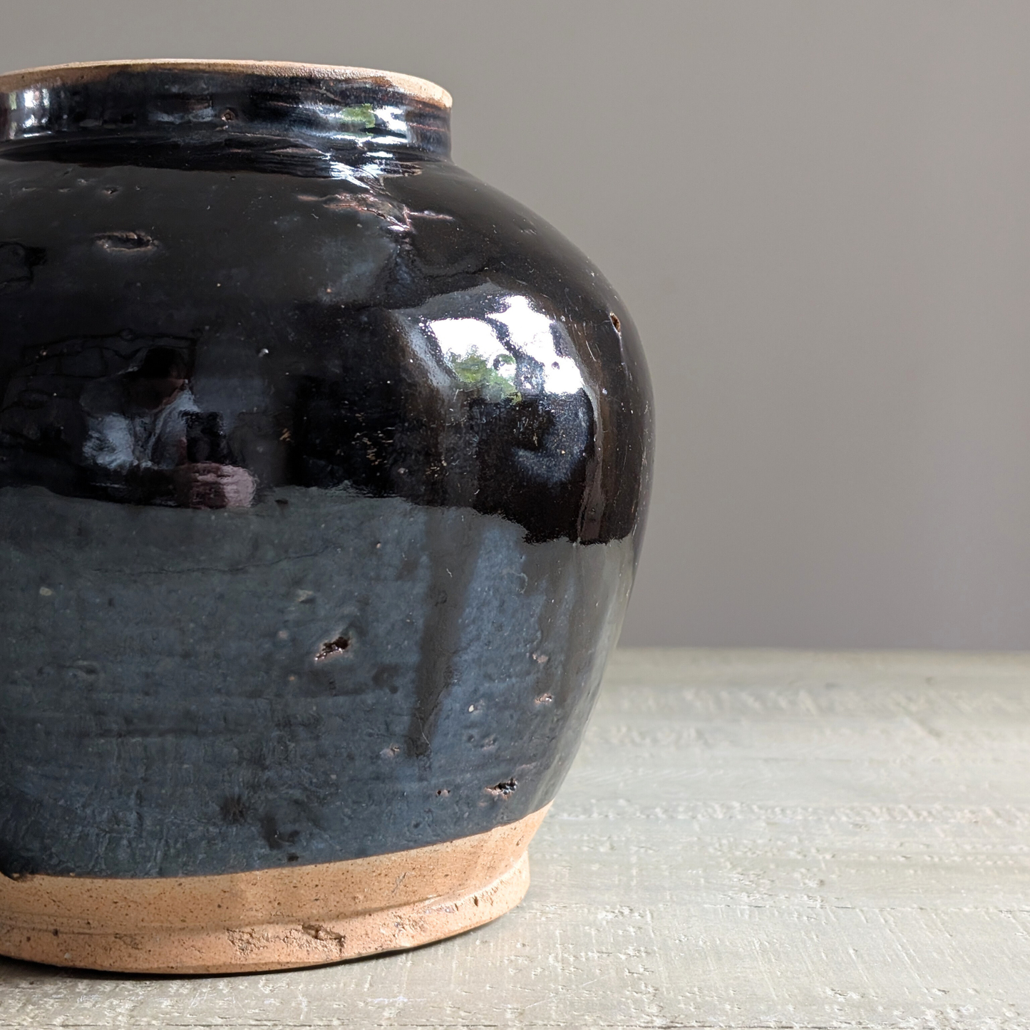 Medium Black Chinese Pot