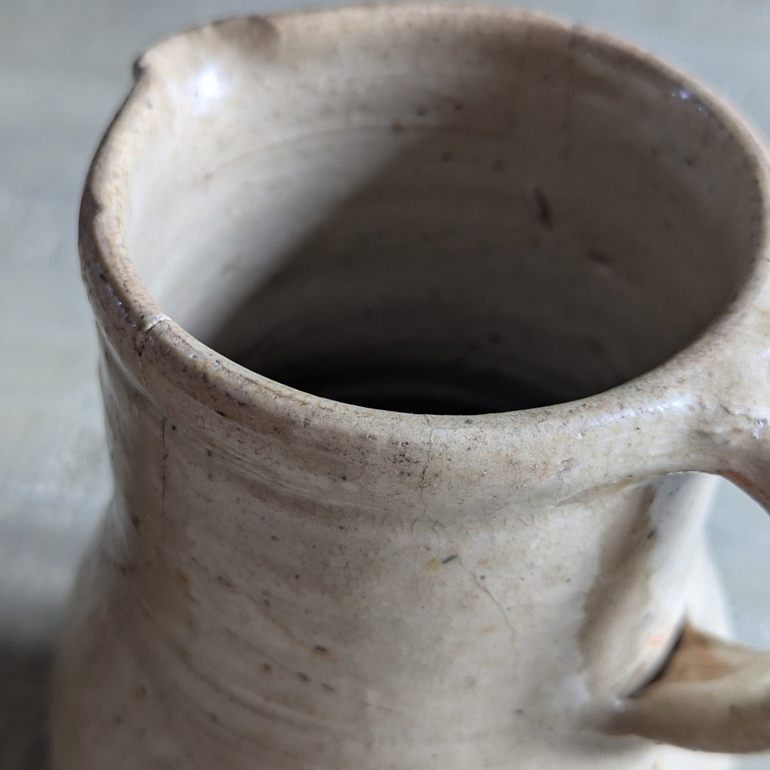 French Cream Glazed Jug - Maker Home