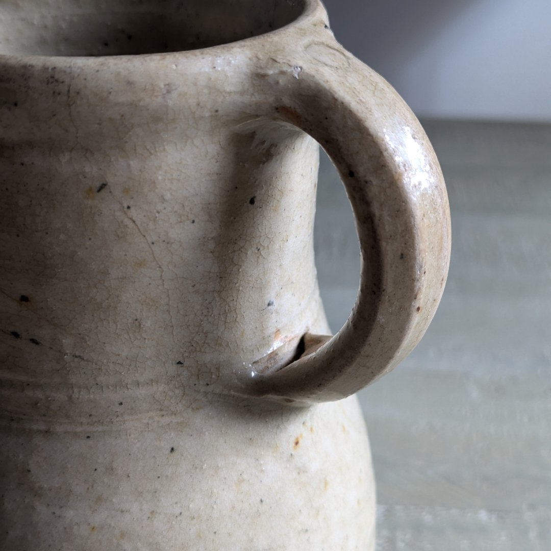 French Cream Glazed Jug - Maker Home