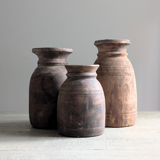 Nepalese Curd Vases