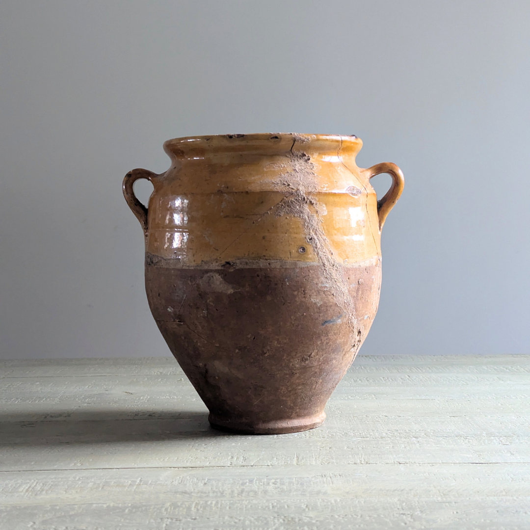 Medium Yellow Confit Pot