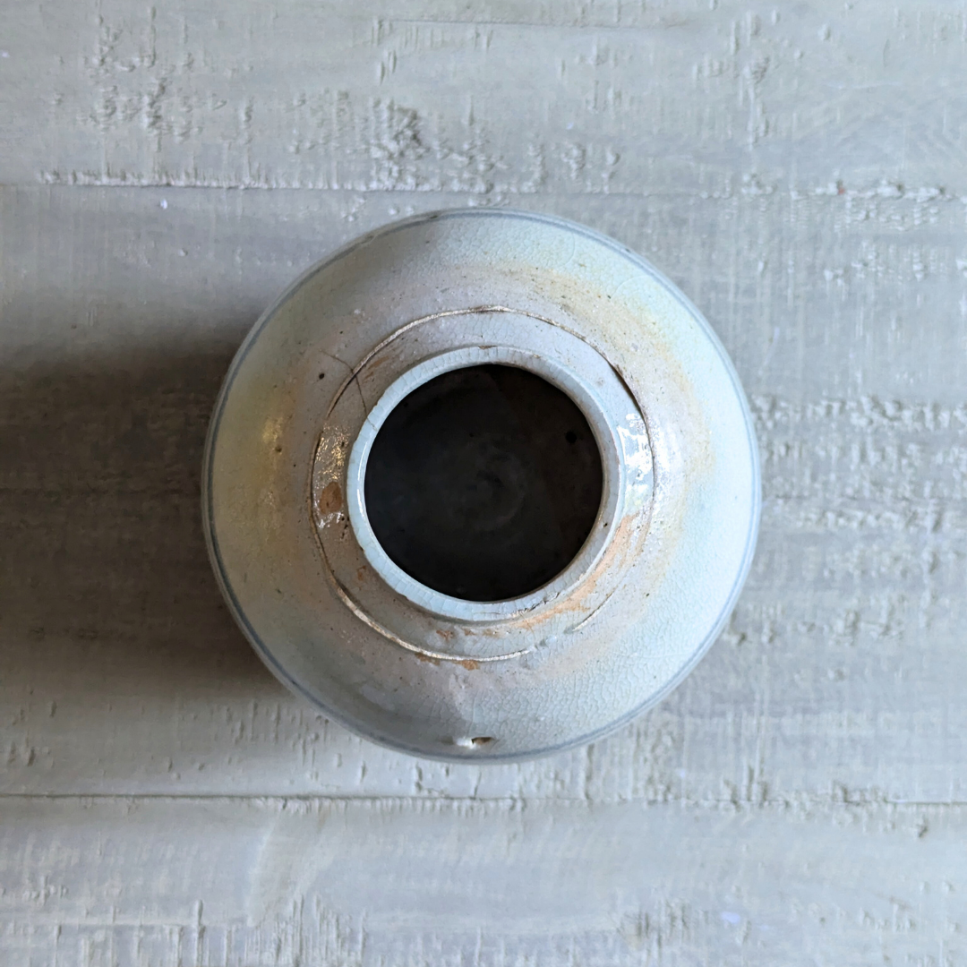 Large Blue Banded Ginger Jar