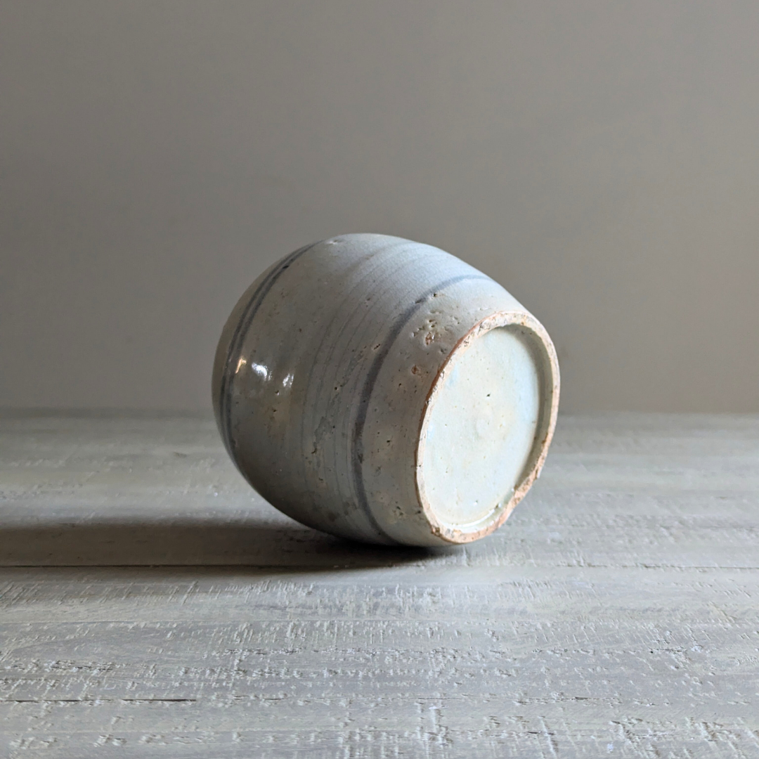 Large Blue Banded Ginger Jar