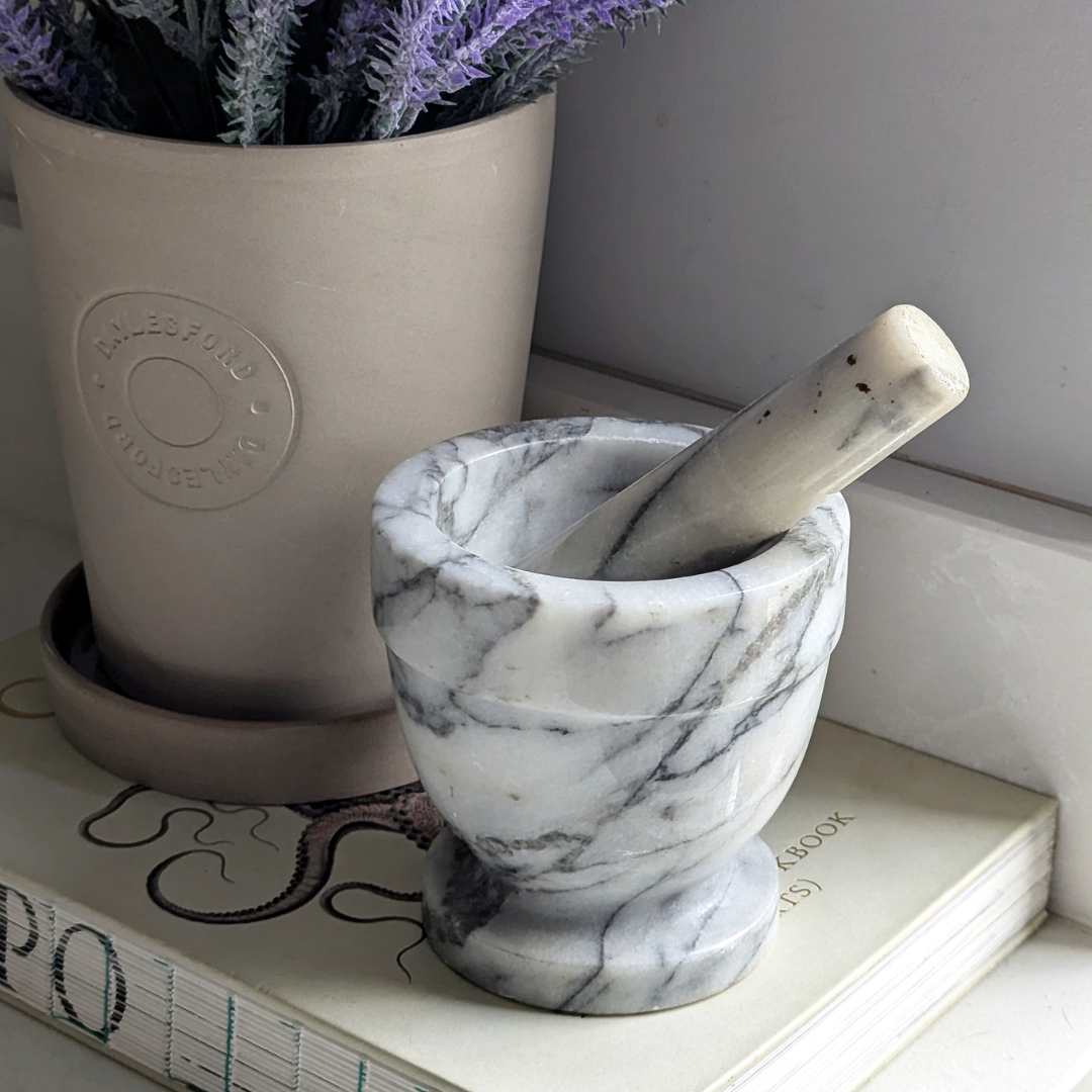 Marble Pestle & Mortar