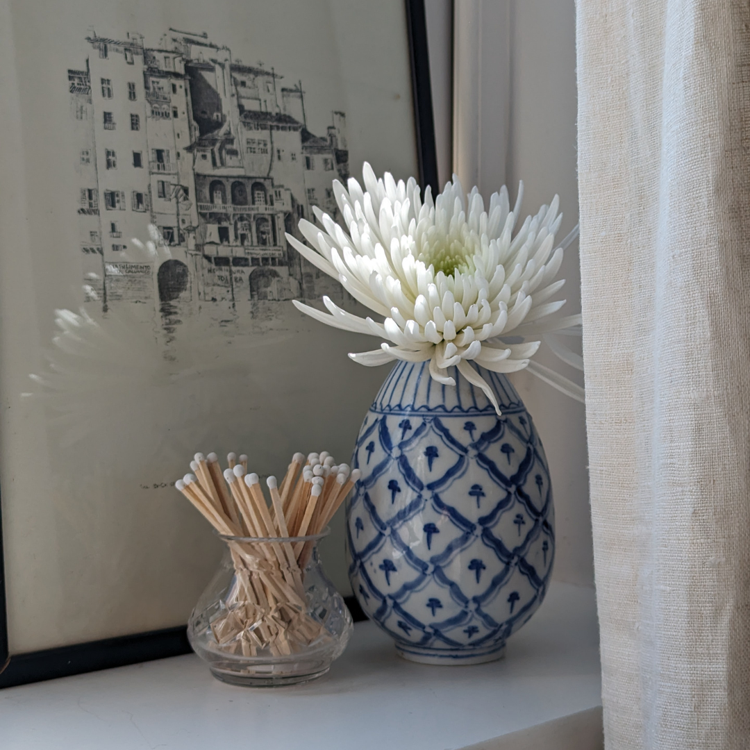 Small Blue & White Vase