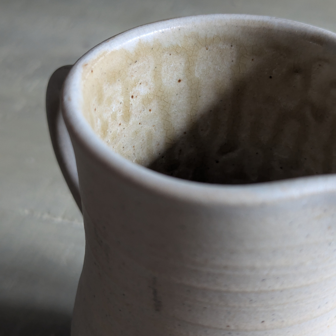 White Studio Pottery Jug