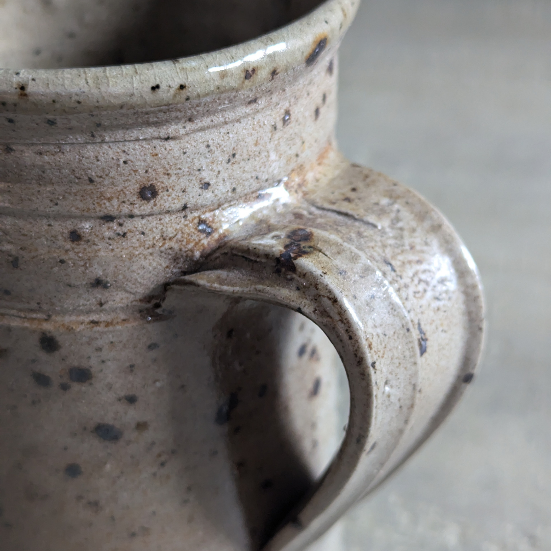 Grey Speckled Studio Pottery Jug