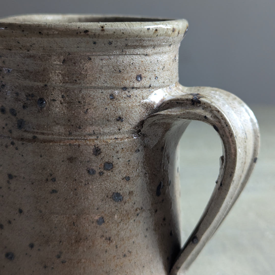 Grey Speckled Studio Pottery Jug