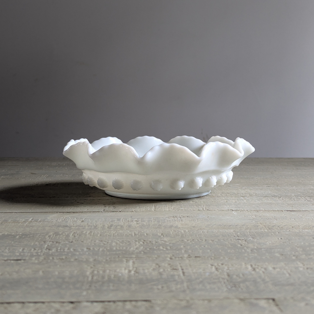 Milk Glass Bowl