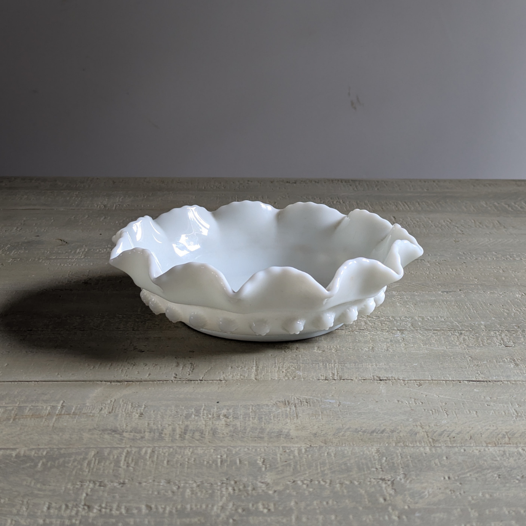 Milk Glass Bowl