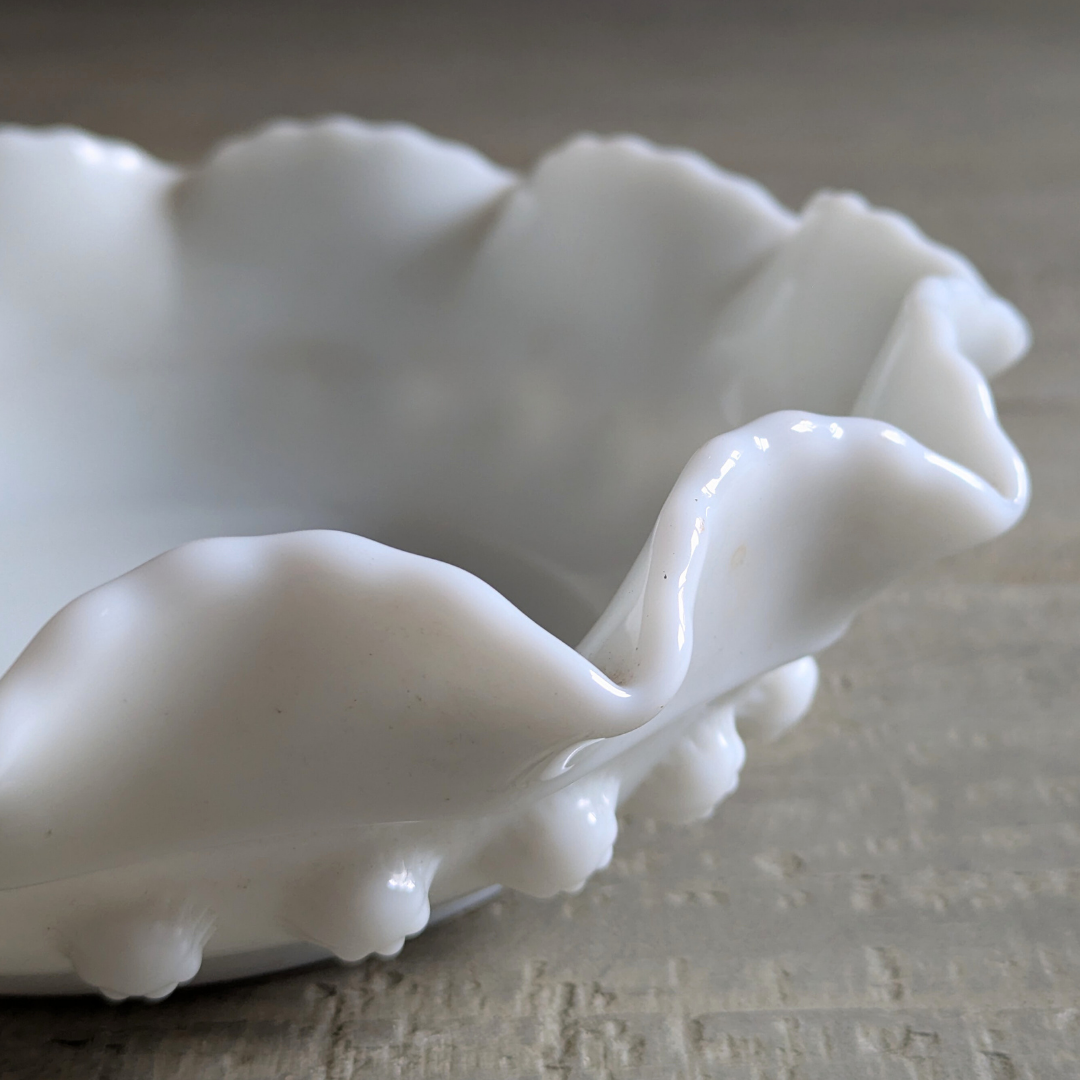 Milk Glass Bowl