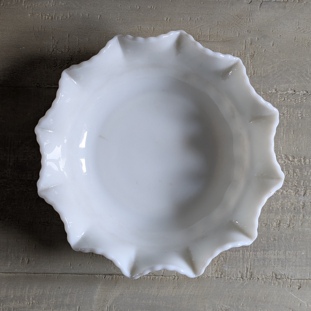 Milk Glass Bowl