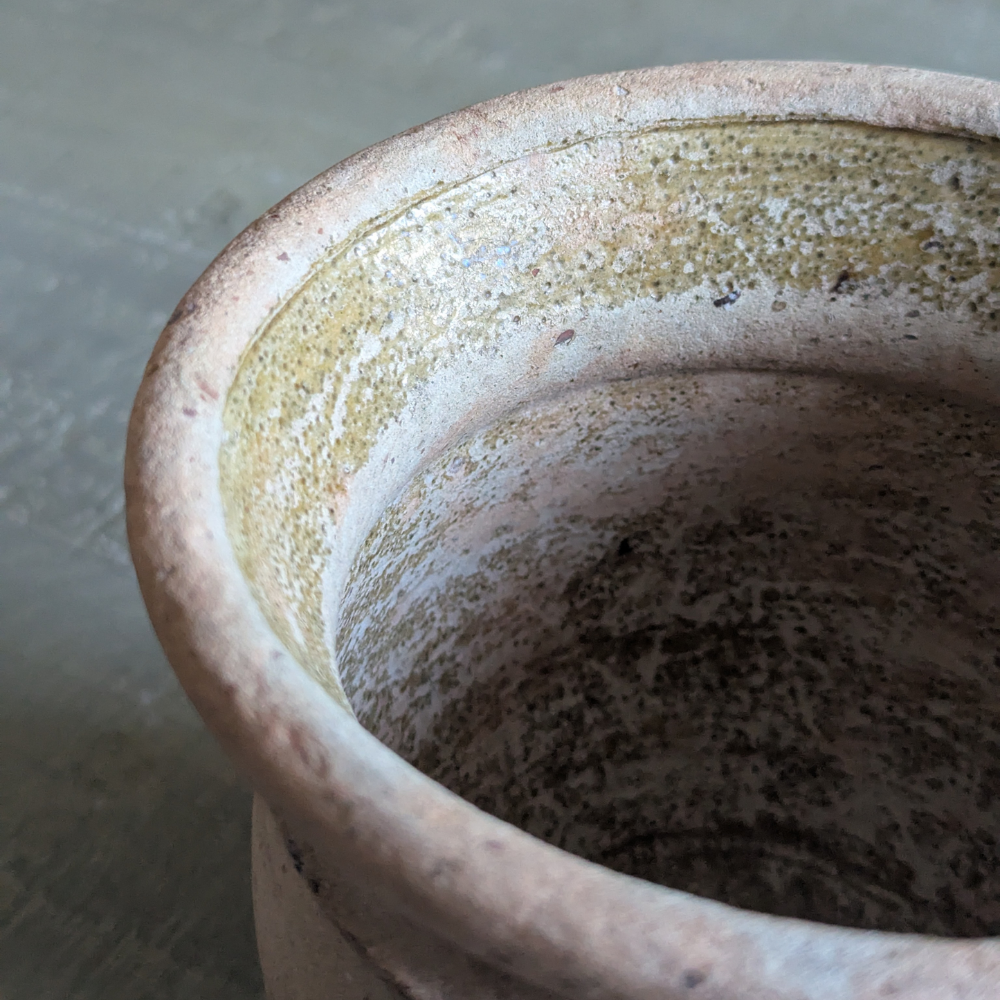 Small French Terracotta Handled Pot