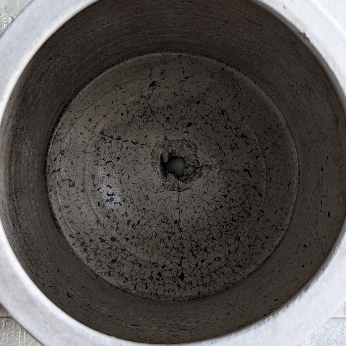 Large Loop Ear Confit Pot