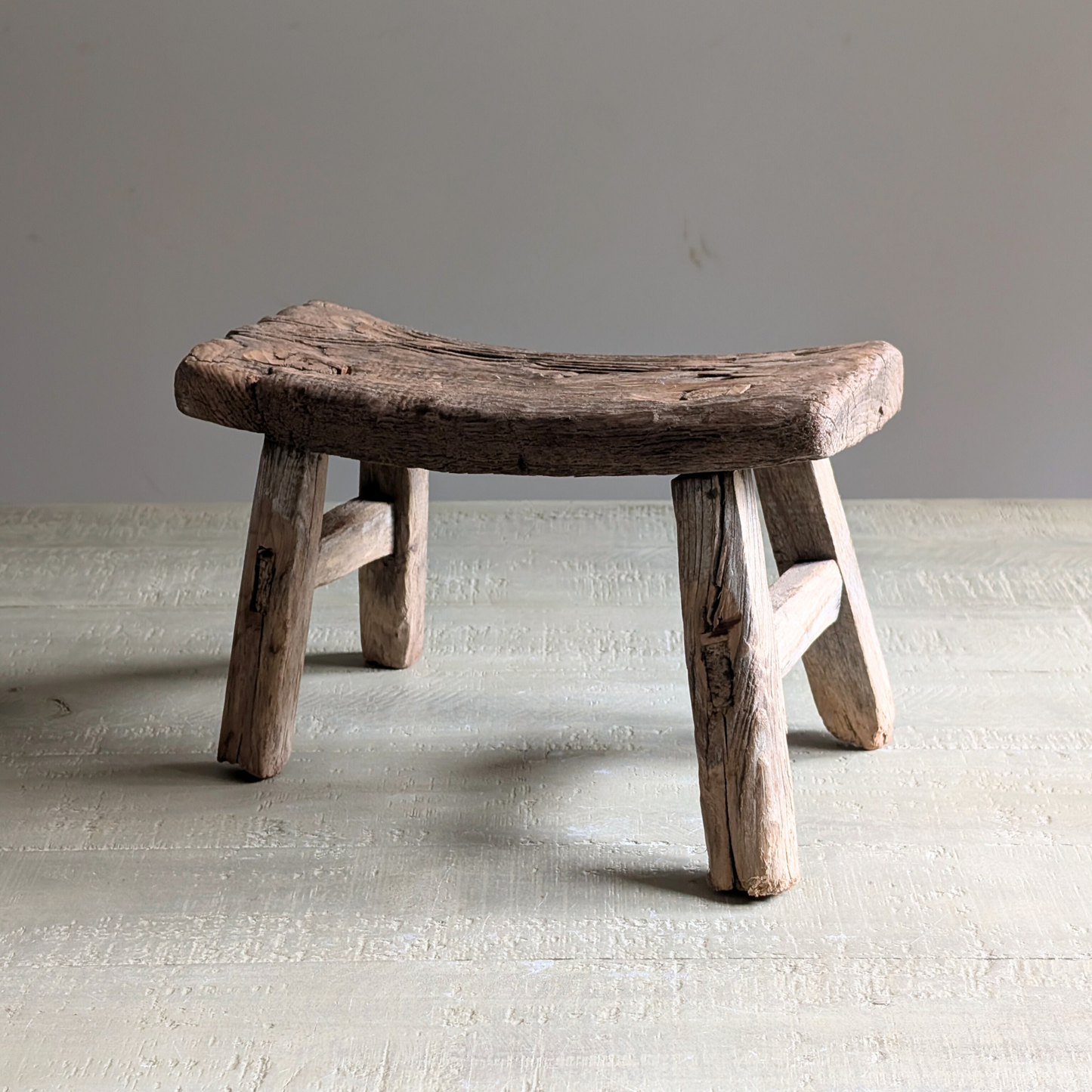 Reclaimed Wood Milking Stools