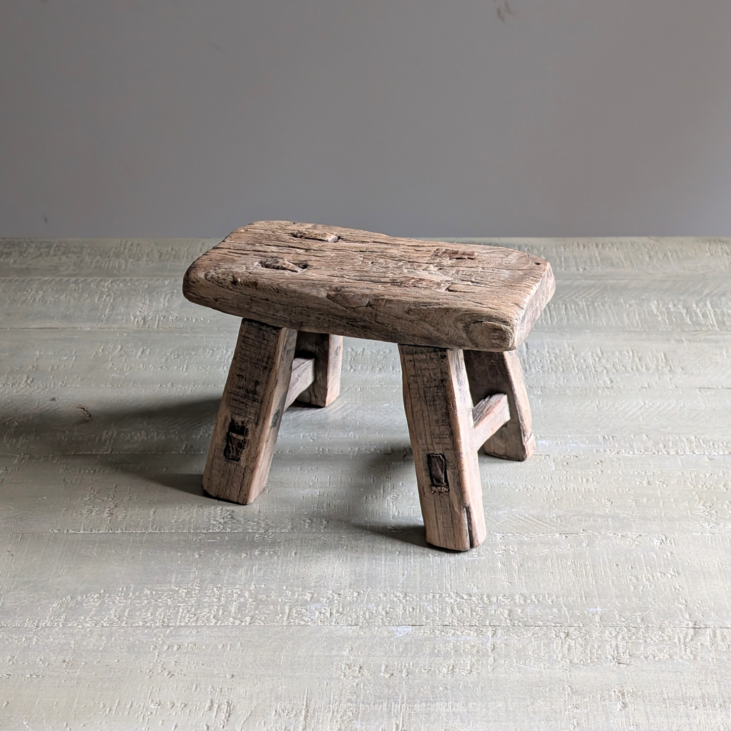 Reclaimed Wood Milking Stools