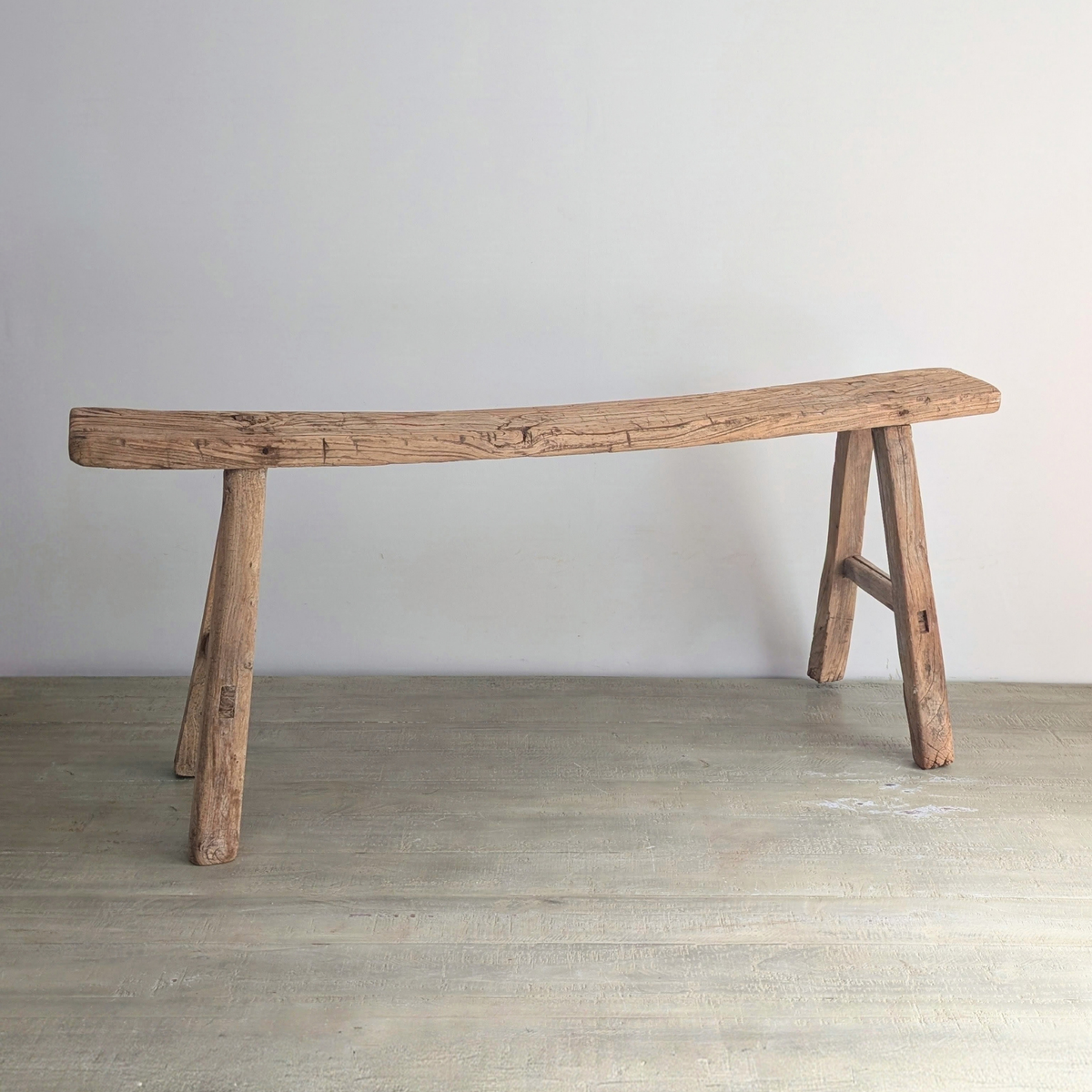 Reclaimed Elm Pig Bench 2