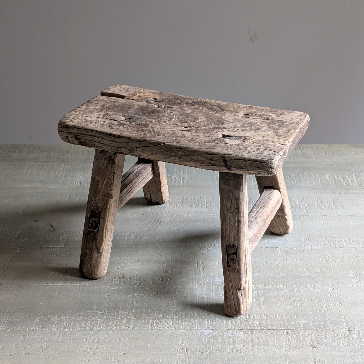 Reclaimed Wood Milking Stools
