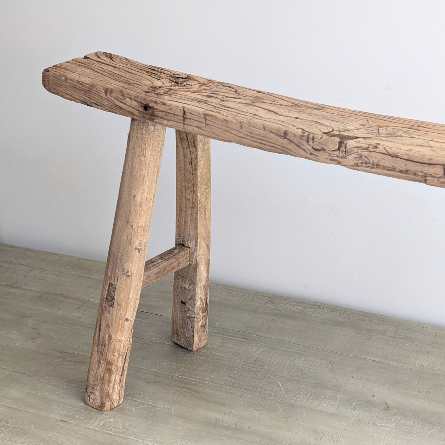 Reclaimed Elm Pig Bench 2