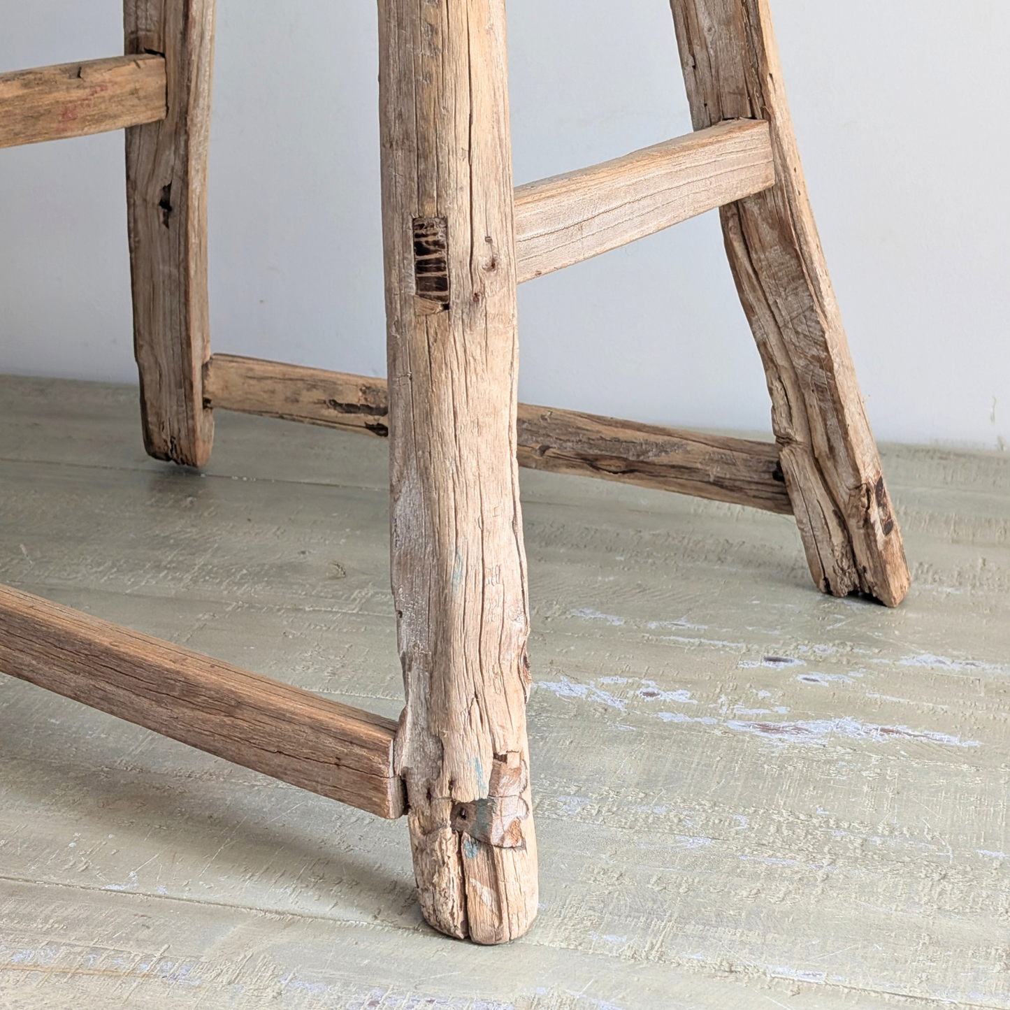 Large Reclaimed Milking Stool 1