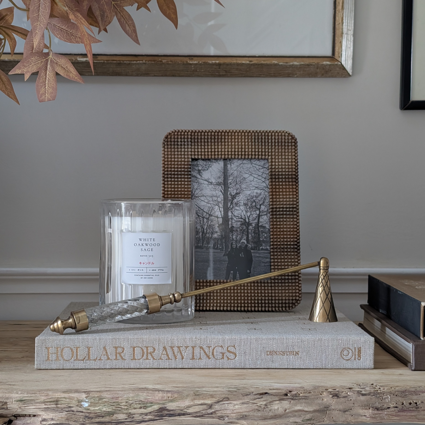 Art Deco Brass Candle Snuffer