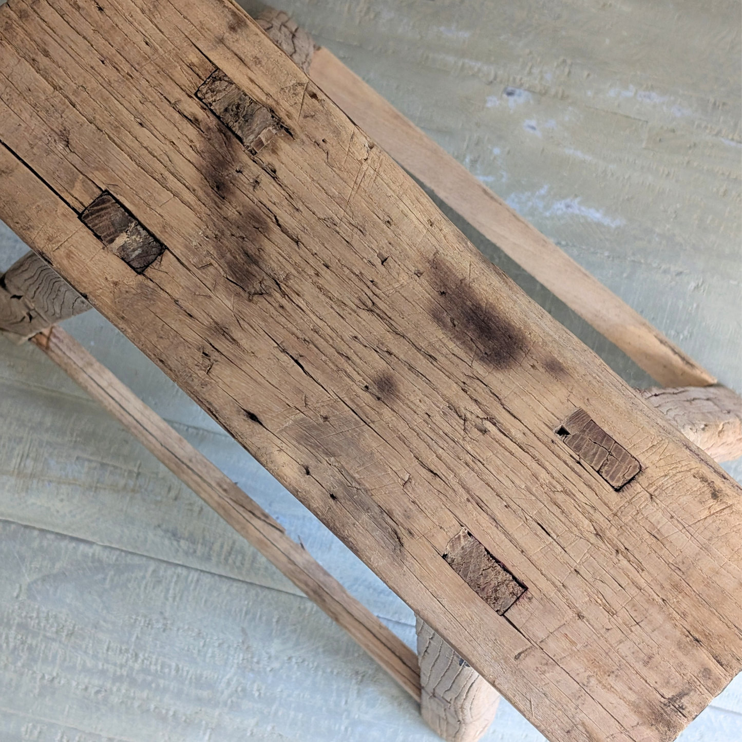 Large Reclaimed Milking Stool 1