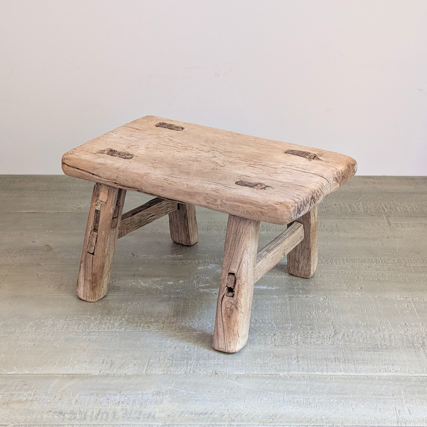 Reclaimed Wood Milking Stools