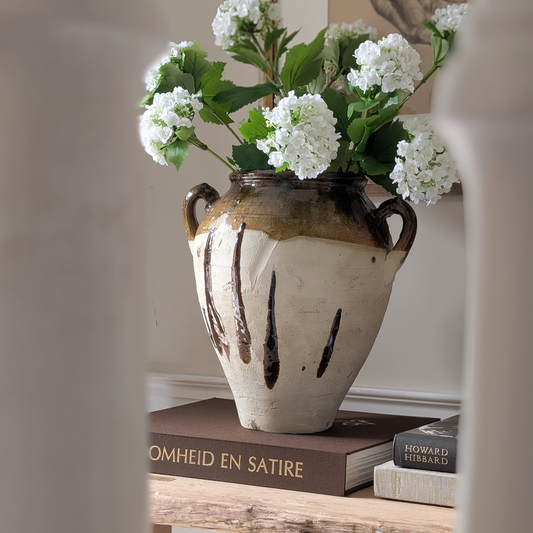 Large Moroccan Glazed Pot