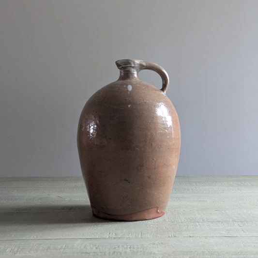 Large Brown Glaze French Jug