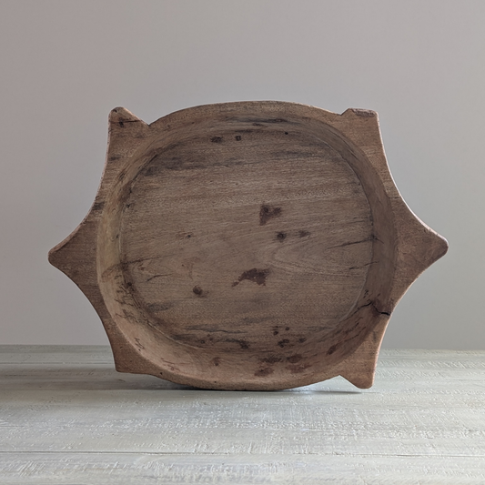 Pale Wooden Chapati Bowl