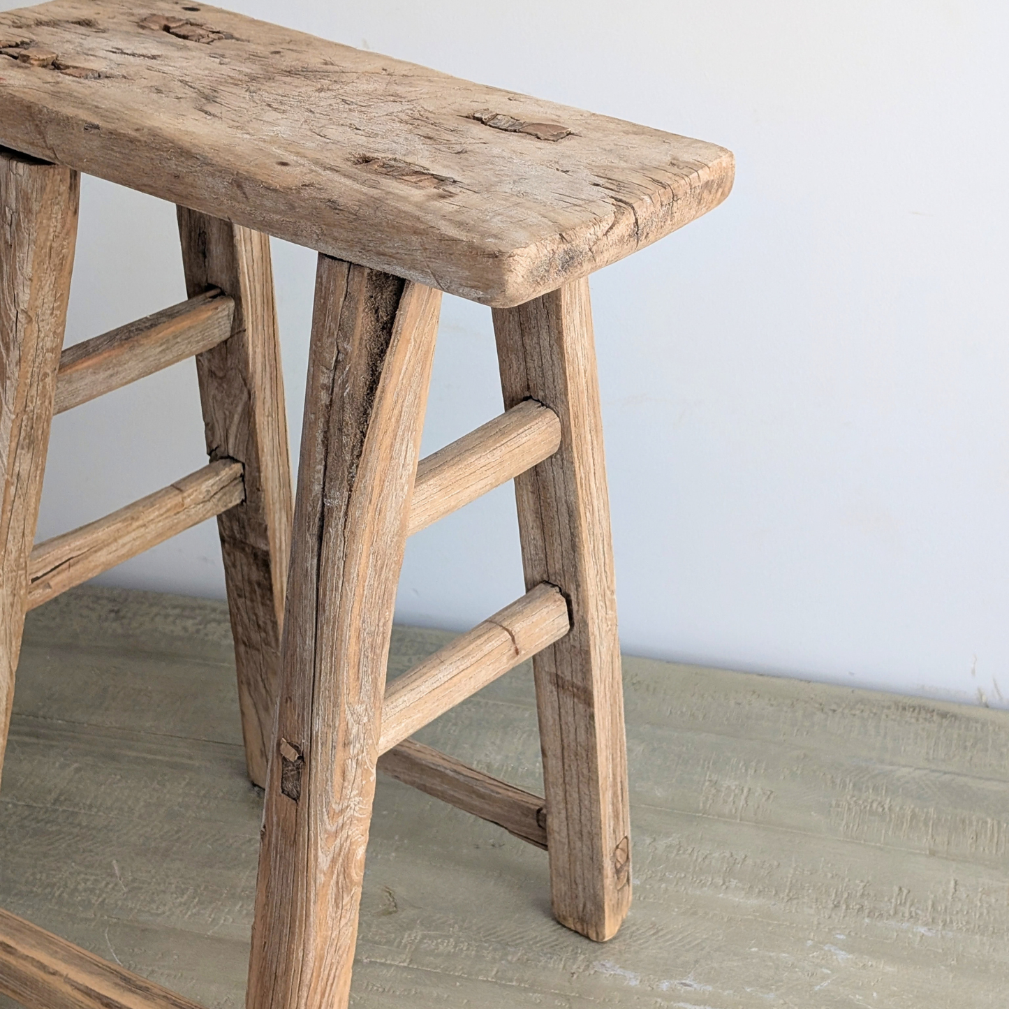 Large Reclaimed Milking Stool 3