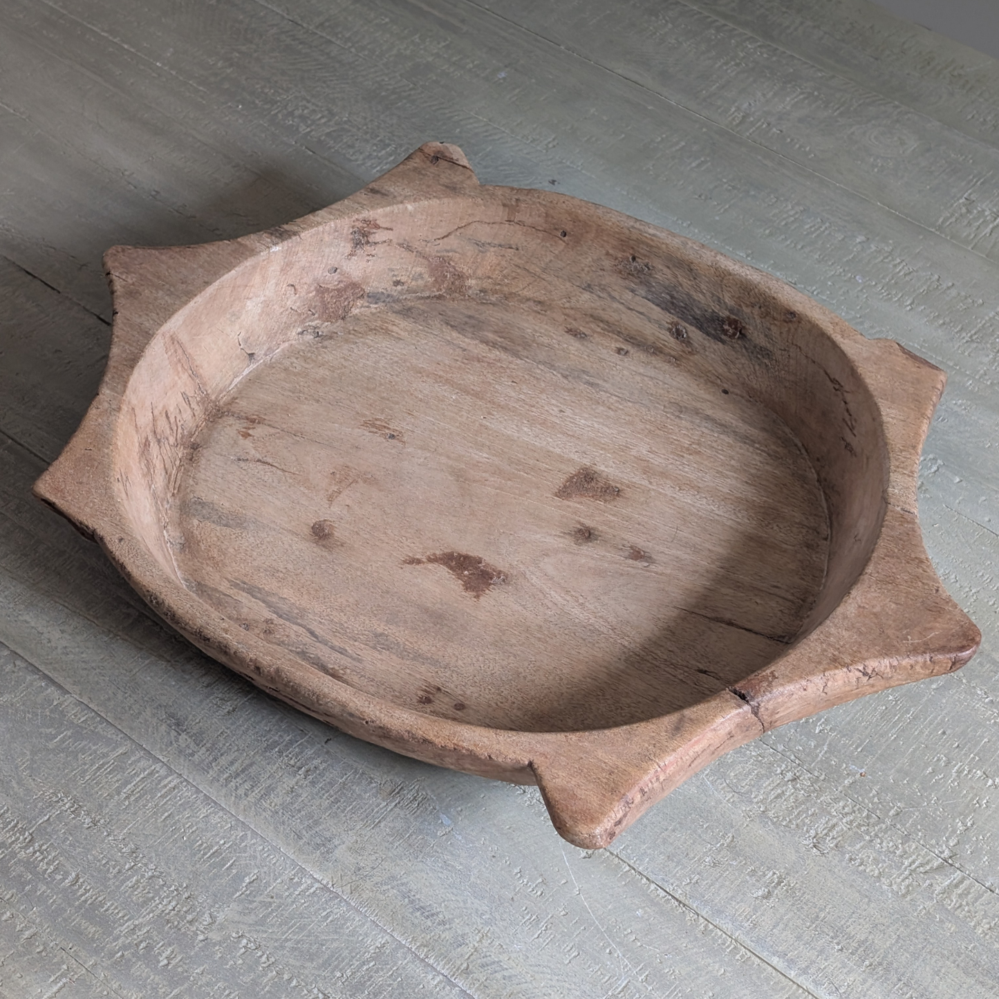 Pale Wooden Chapati Bowl