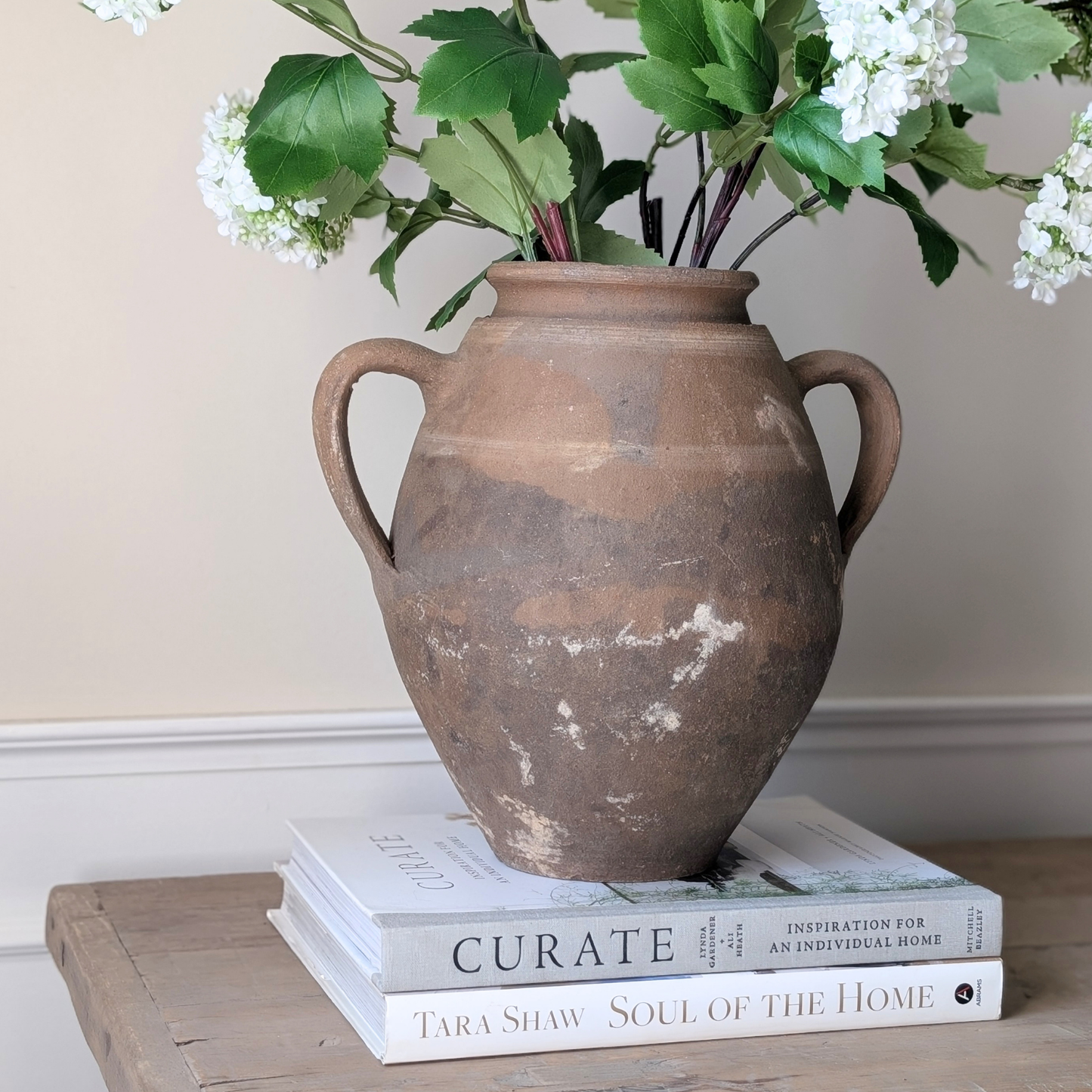 Large Double Handled Turkish Pot