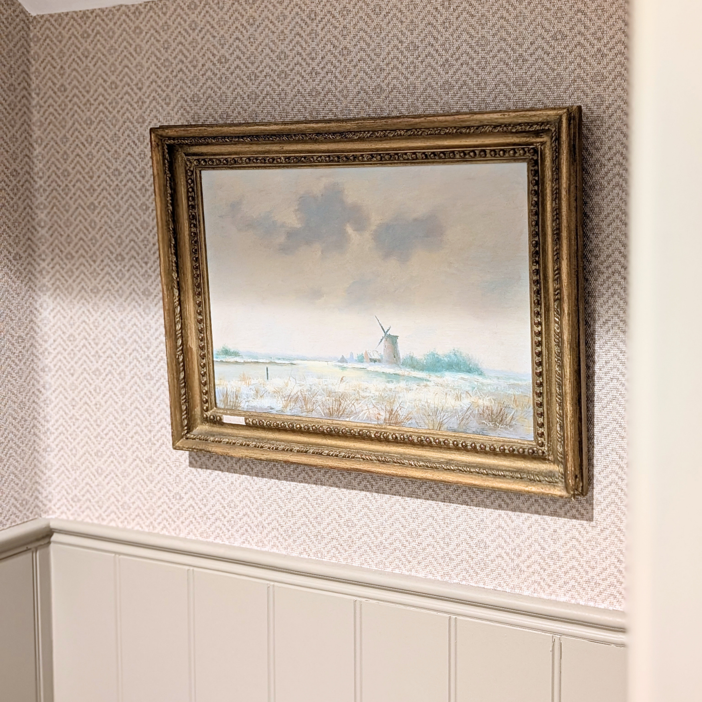 Windmill on Lake Artwork