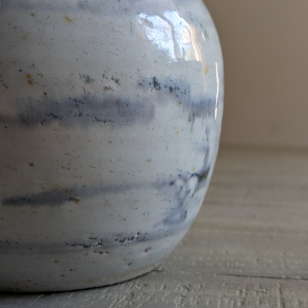 Large Blue & White Ginger Jar