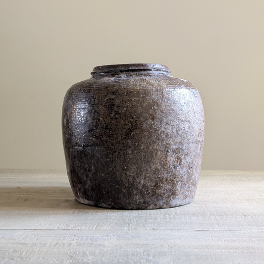 Dark Brown Chinese Rice Wine Pot