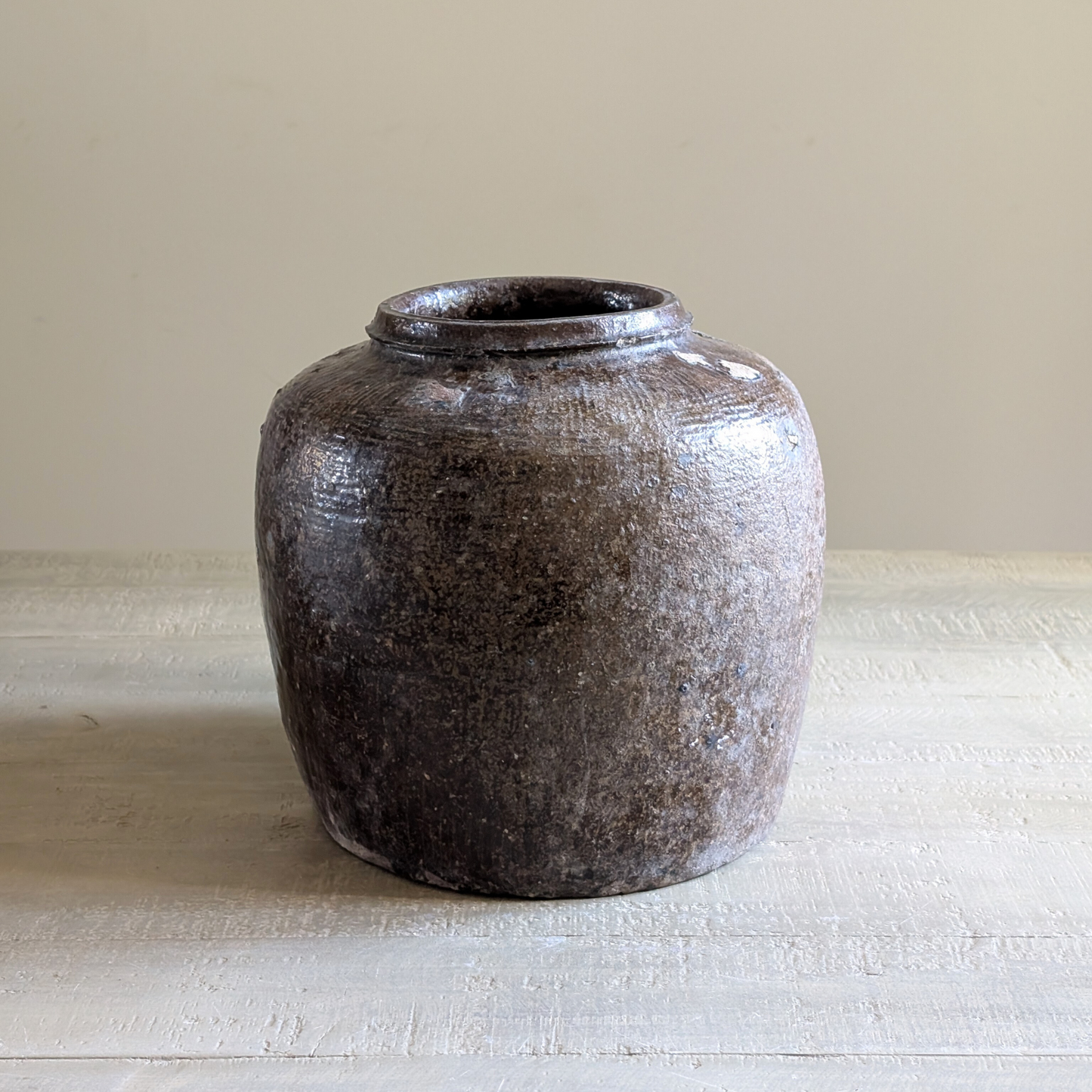 Dark Brown Chinese Rice Wine Pot