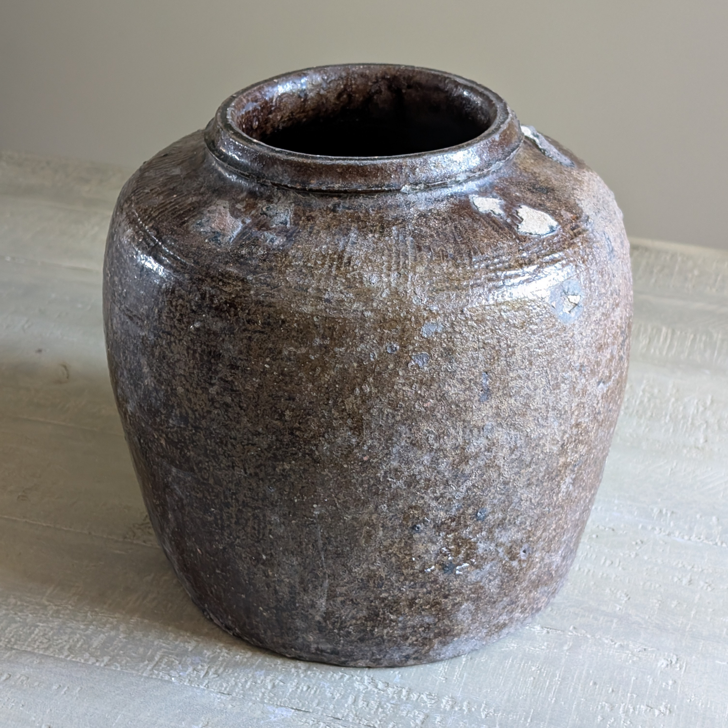 Dark Brown Chinese Rice Wine Pot