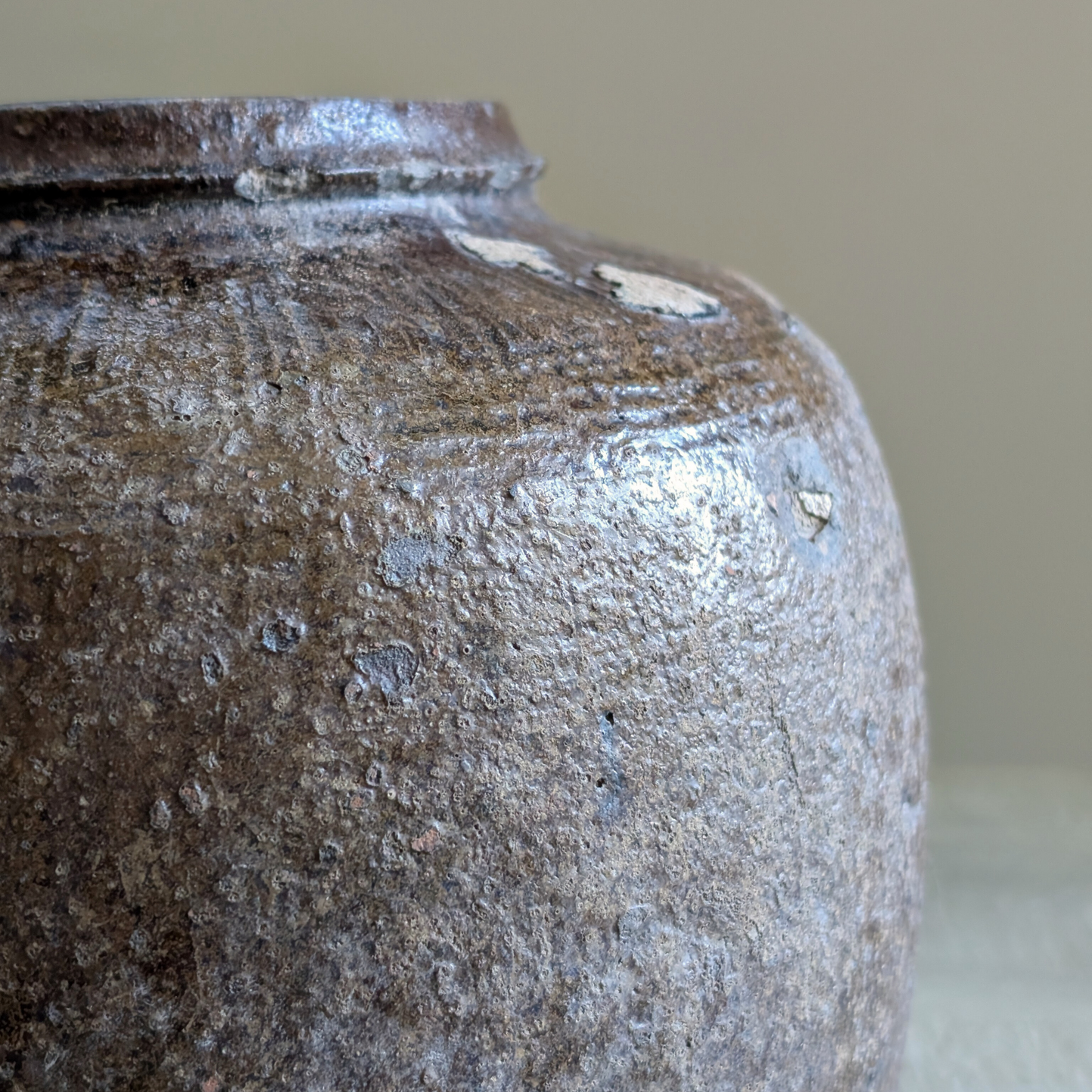 Dark Brown Chinese Rice Wine Pot