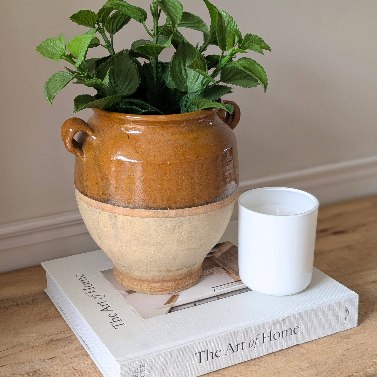 Medium Yellow Confit Pot