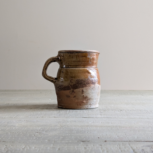 Small Orange Glazed French Jug