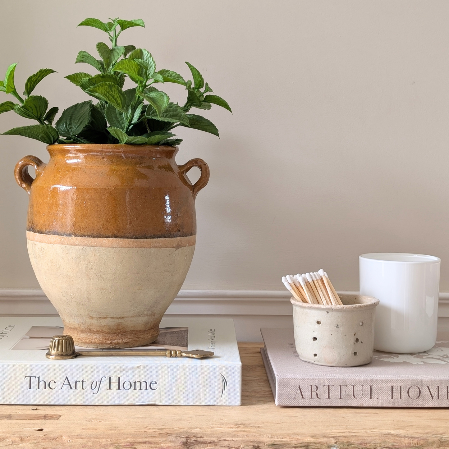Medium Yellow Confit Pot