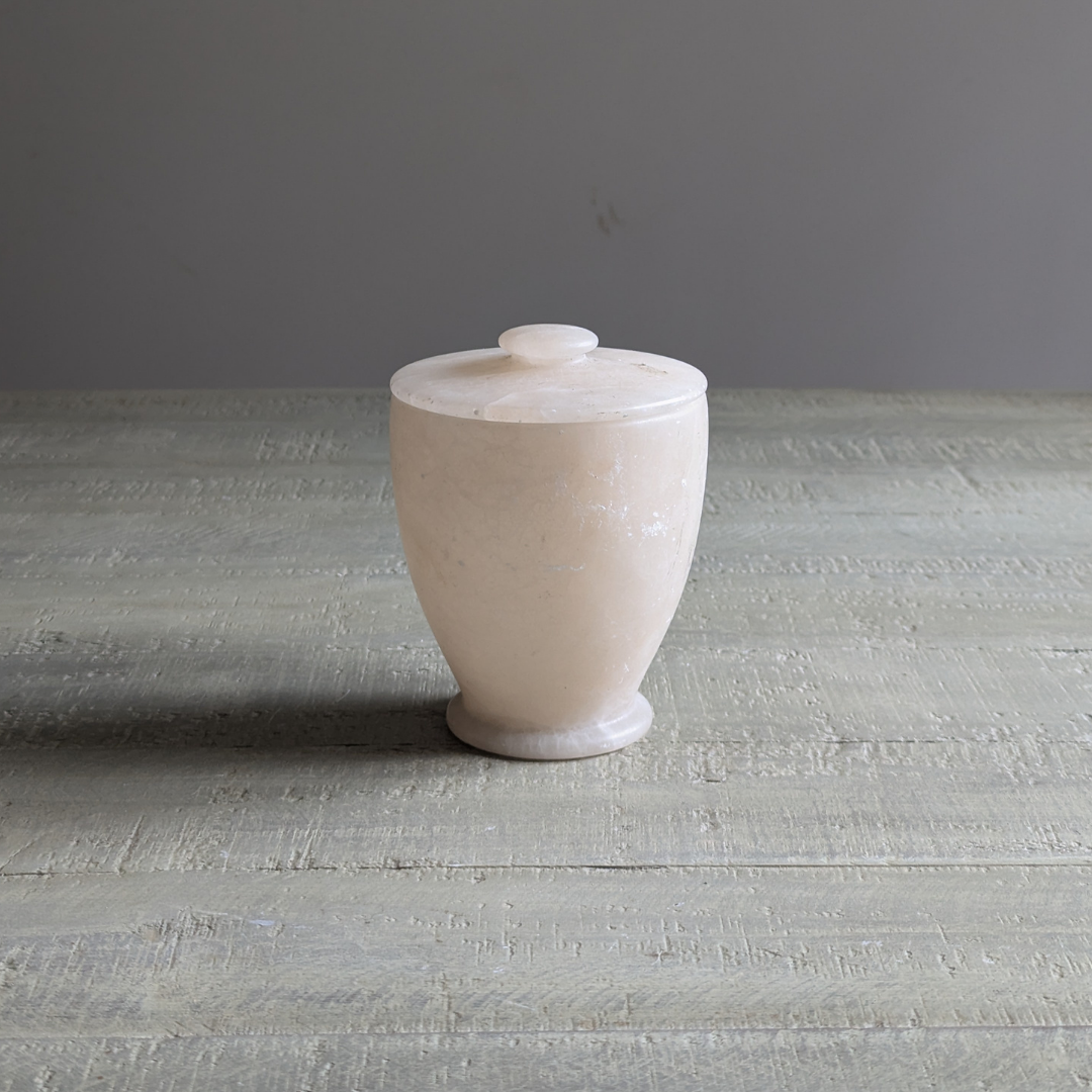 Marble Lidded Trinket Pot