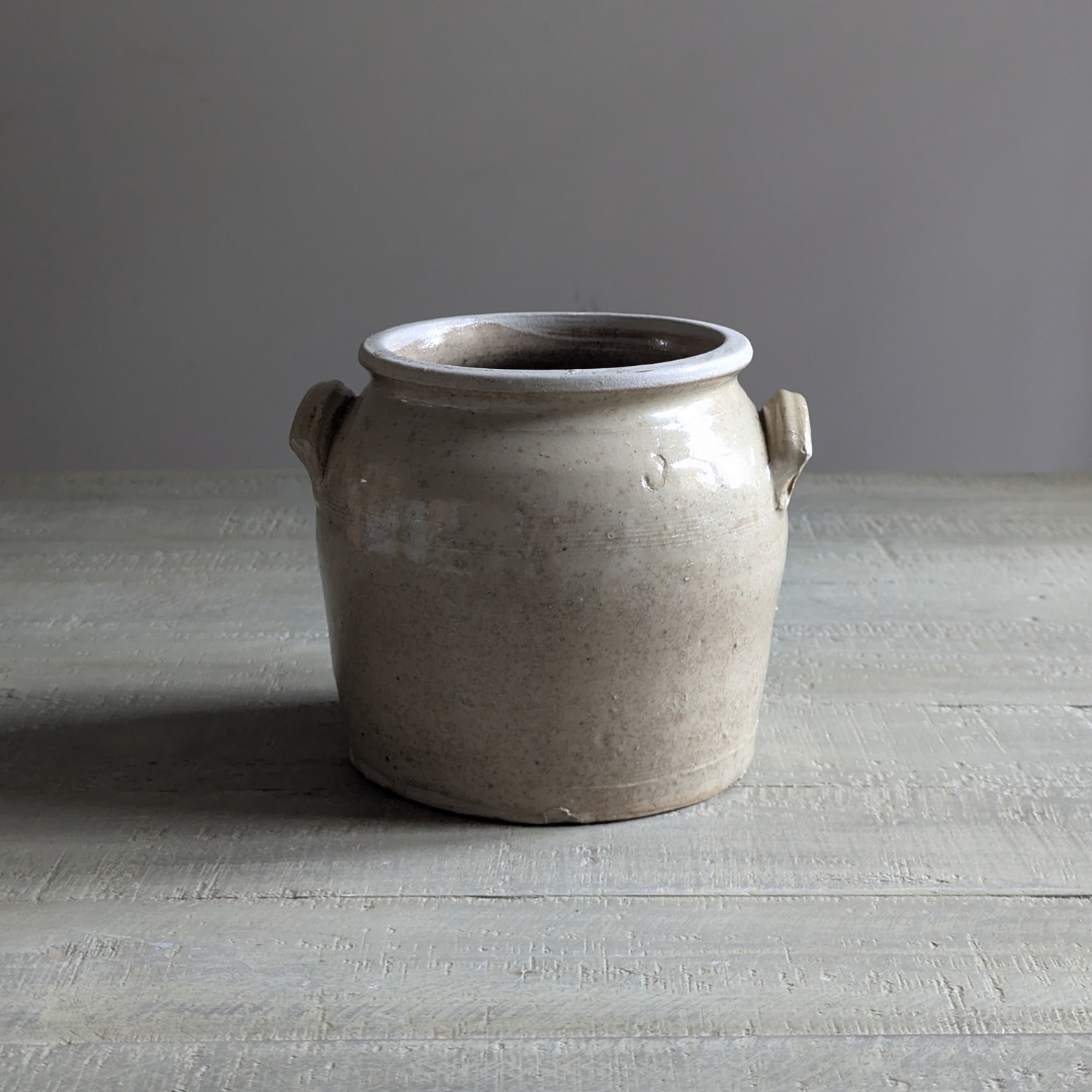 Medium Beige Confit Pot