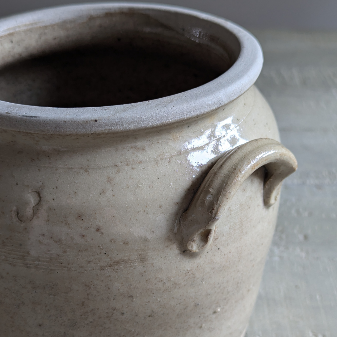 Medium Beige Confit Pot