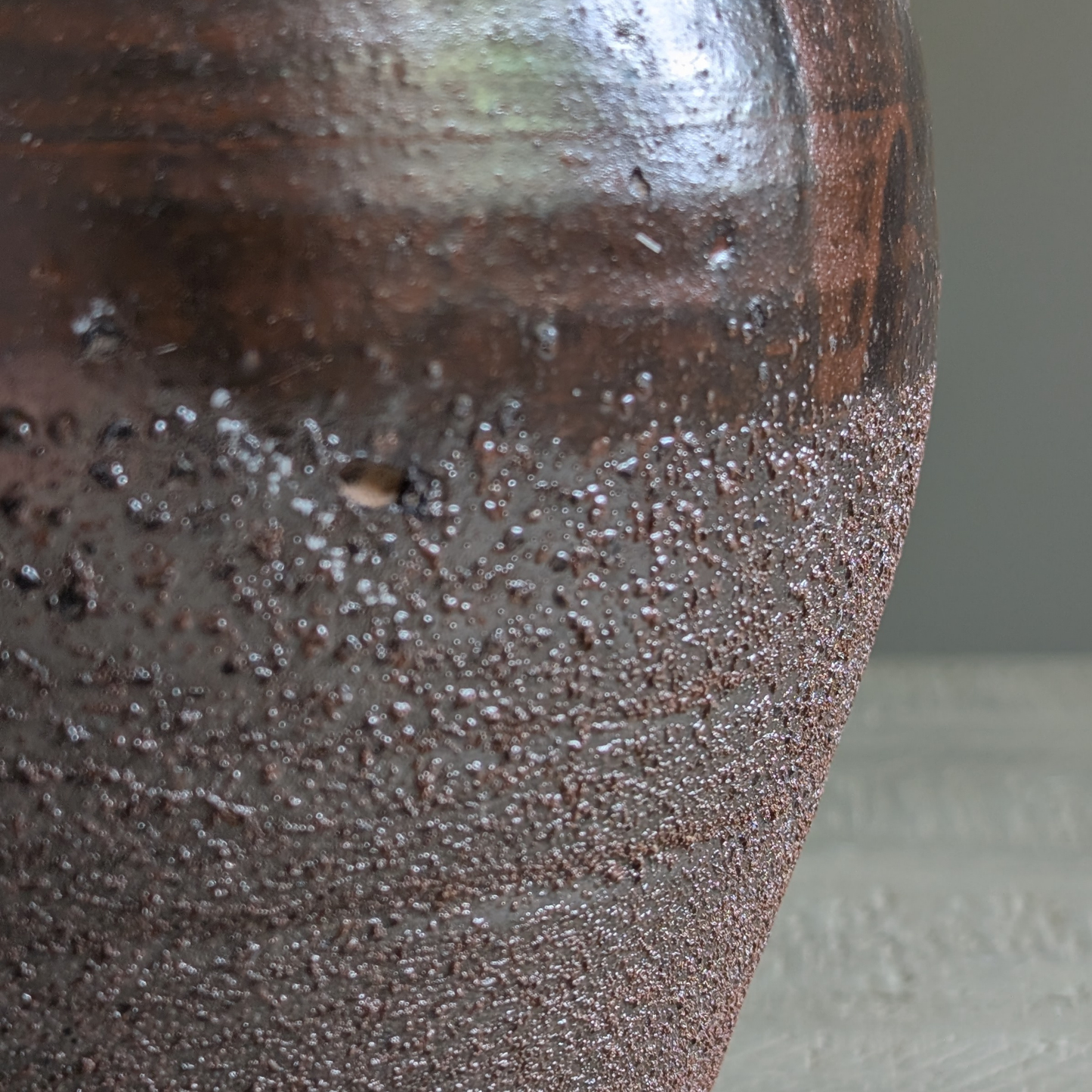 Medium Brown Glazed Confit Pot