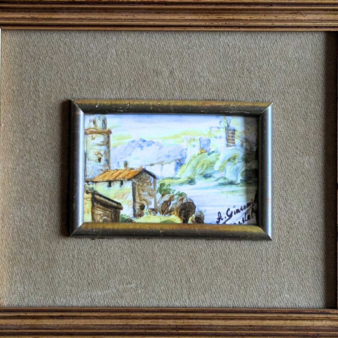 Italian Tile Framed Artwork