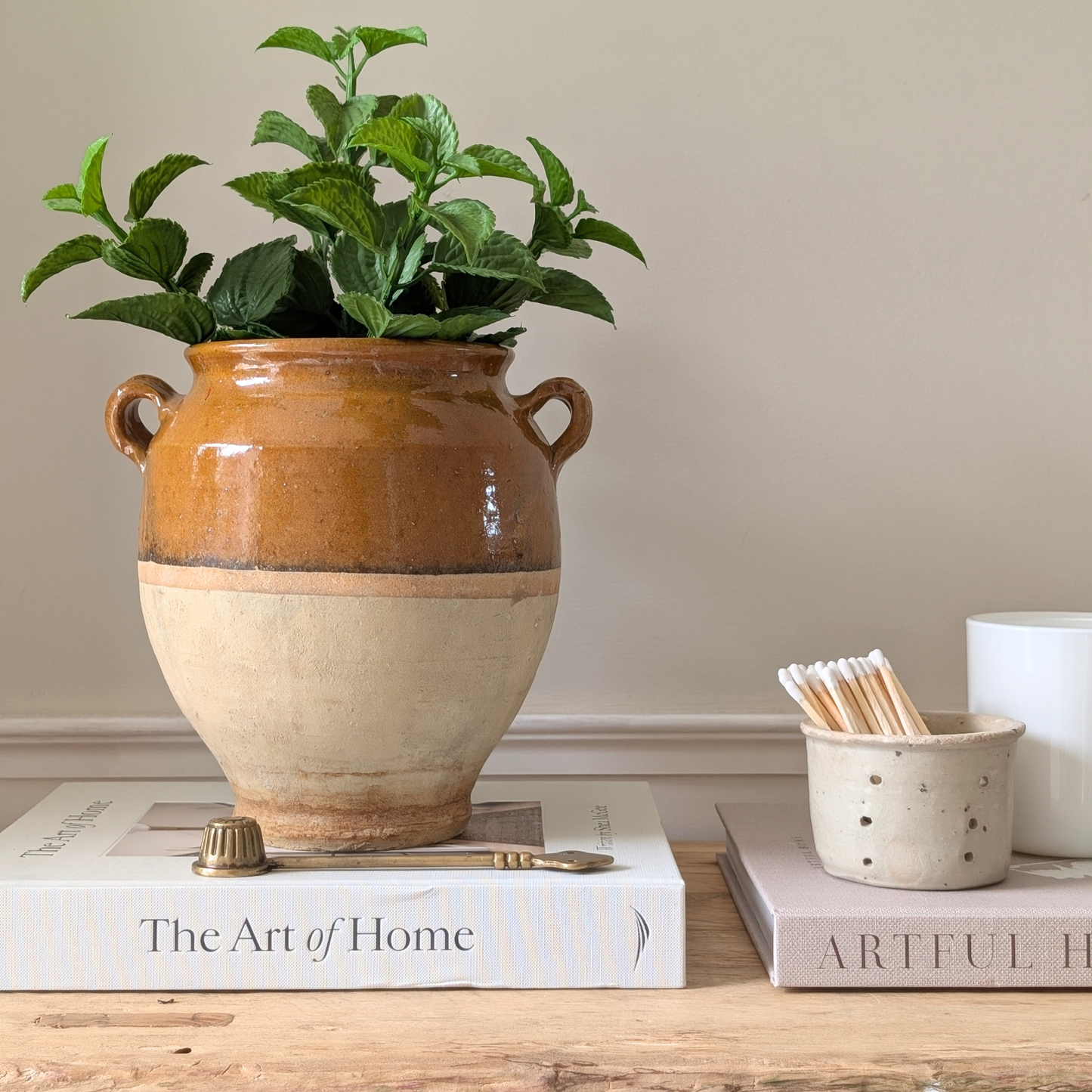 Medium Yellow Confit Pot